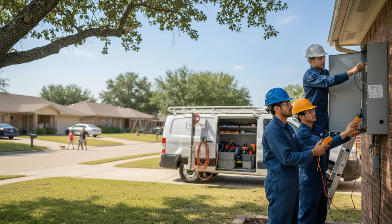 Certified electrician providing emergency electrical services in Fitchburg, WI